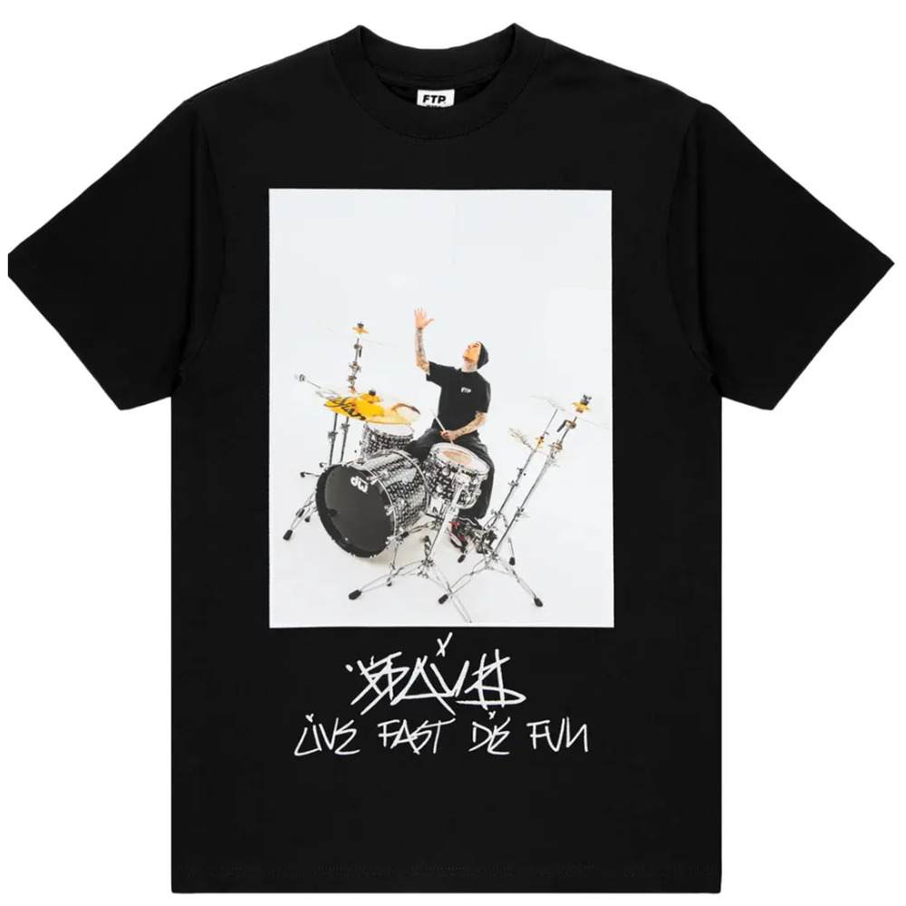 FTP + FAMOUS TRAVIS BARKER PHOTO TEE (BLACK)